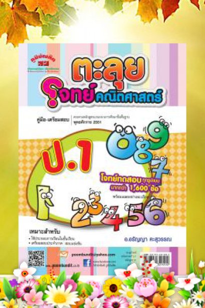 ตะลุยโจทย์คณิตศาสตร์ ป.1