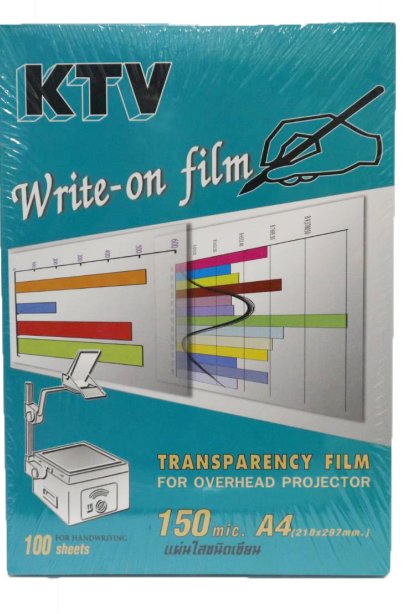แผ่นใสชนิดเขียน 150 mic A4