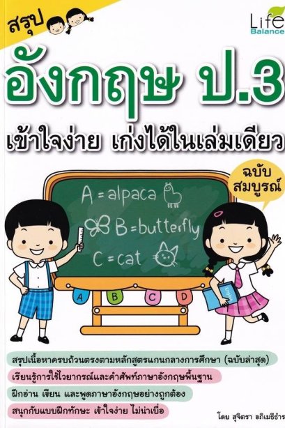 สรุปอังกฤษ ป.3 เข้าใจง่าย