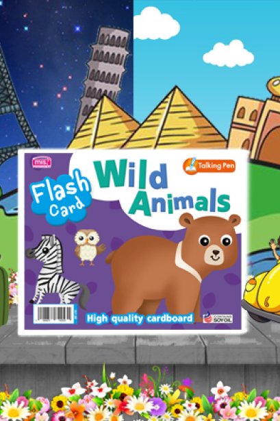 Fiash cards wild animals