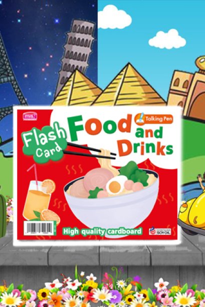 Flash cards food and drink