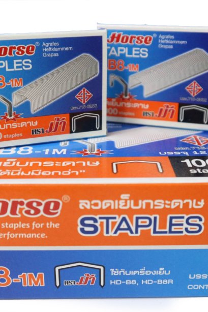 ลวดเย็บกระดาษ Horse No.B8-1M / กล่อง