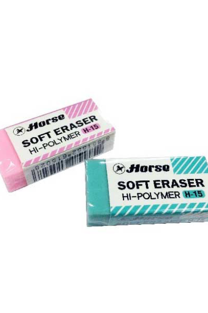 ยางลบ H-15 ตราม้า Hi-Polymer