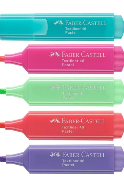 ปากกาเน้นข้อความ Faber-castell 46 คละสี
