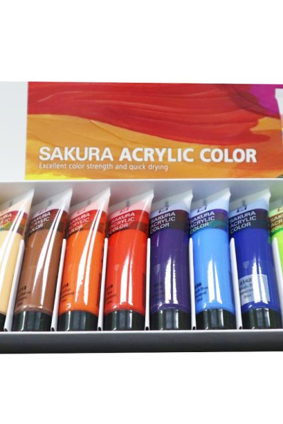 Sakura acrylic color excellent color strength and quick druing