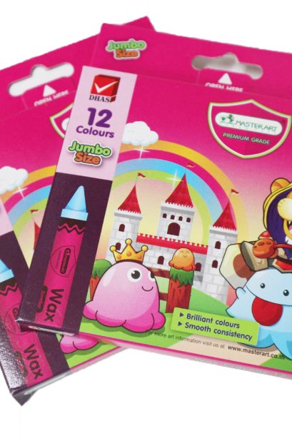 Masterart jumbo size 12 colors สีเทียน