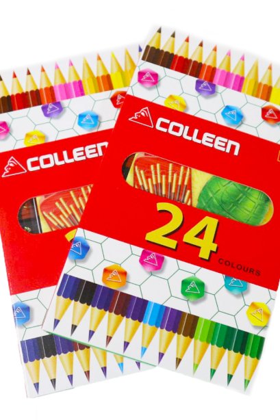 สีไม้ Colleen 24 สี 12 ด้าม
