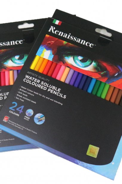 Renaissance water soluble coloured 24 colours