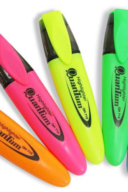 ปากกาเน้นข้อความ QH710 คละสี