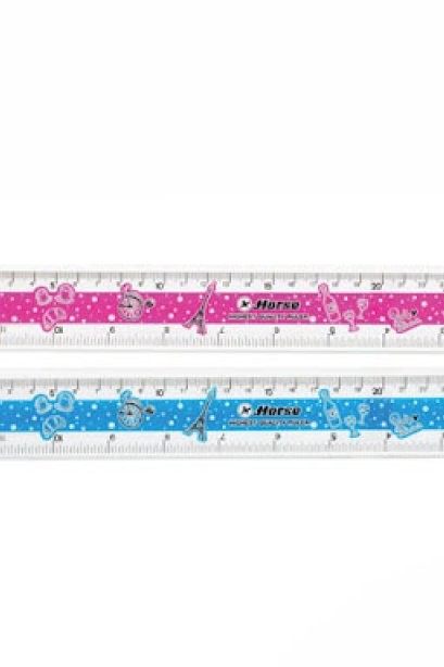 ไม้บรรทัด H-แฟนซีปารีส ตราม้า 12 นิ้ว