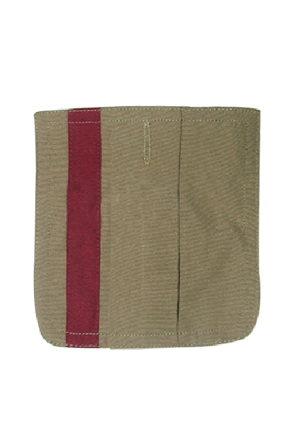 กระเป๋าเสื้อลูกเสือสีเลือดหมู 1 เส้น