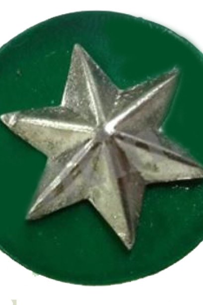 เข็มดาวลูกเสื้อสำรองสีเขียว