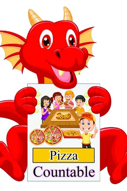 สื่อลองโฟม มังกร นามนับได้ - นามนับไม่ได้ ขนาด 30 ซม.+ขาตั้ง