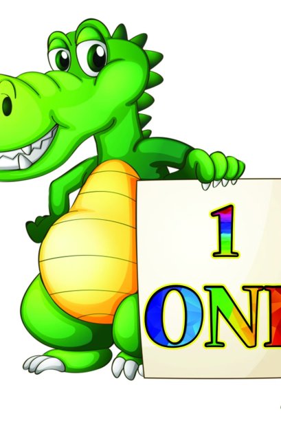 สื่อลองโฟม จระเข้ นับ 1-10 + ขาตั้ง / วรา