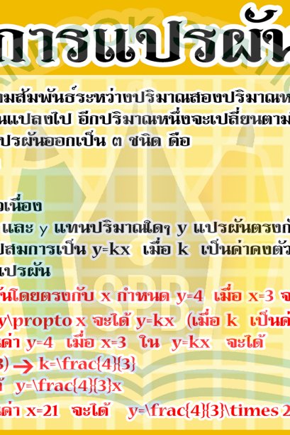 สื่อ A3 การแปรผัน/วรา