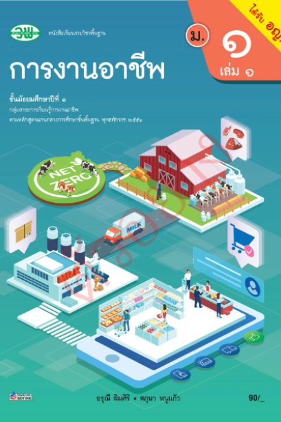 แบบเรียนการงานอาชีพ ม.1 เล่ม 1/วพ.