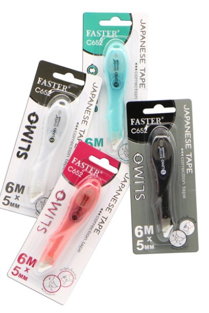 เทปลบคำผิด Faster สลิโม่