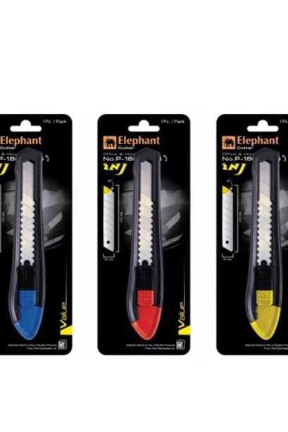 คัตเตอร์ ตราช้าง P-1801A ขนาด 18 มม.