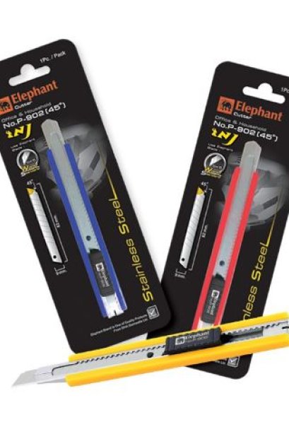 คัตเตอร์ ตราช้าง P-902 ขนาด 9 มม.