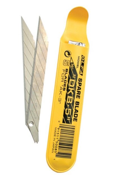 ใบมีดคัตเตอร์ OLFA DKB-5 ขนาด 9 มม.