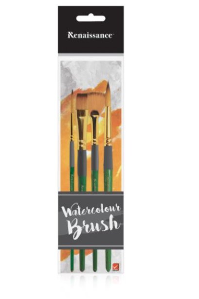 ชุดพู่กัน+ปลายพัด เรนาซองซ์