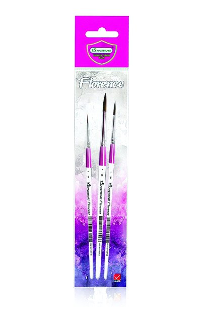 ชุดพู่กันกลมมาสเตอร์อาร์ต ฟลอเรนซ์ เบอร์ 2/6/8