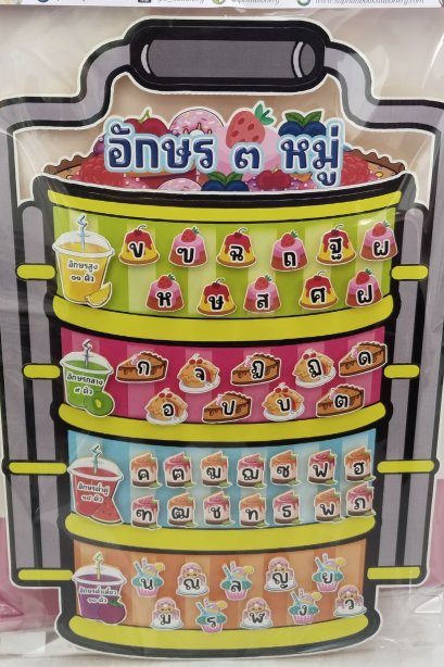 สื่อปิ่นโต อักษร3หมู่