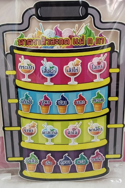 งานสื่อปิ่นโต มาตราตัวสะกดแม่ก กา+ขาตั้ง