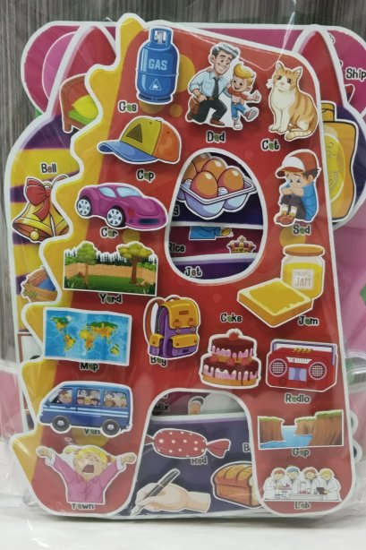สื่อติดแปะ สระคำในภาษาอังกฤษ+ขาตั้ง