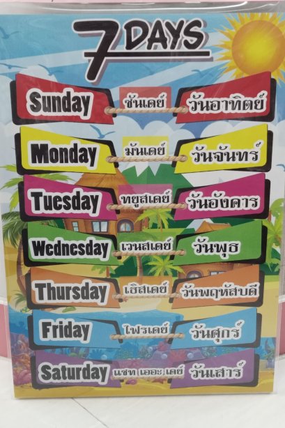 งานสื่อ A3 7 Day