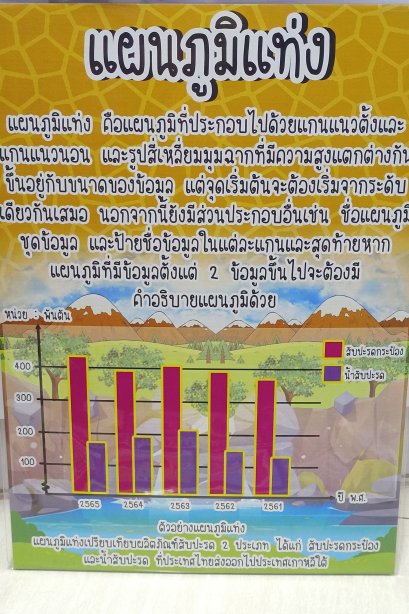 งานสื่อ A3 แผนภูมิแท่ง
