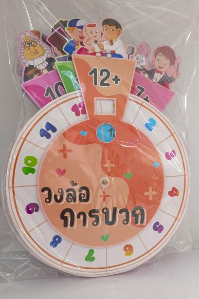 สื่อวงล้อการบวก12แผ่น