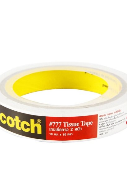 เทปเยื่อกาว 2 หน้า Scotch 18 มม x 10 หลา