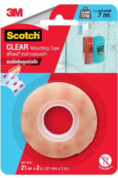 CIEAR Mounting Tape สก๊อตช์ เทปกาว 2 หน้า CAT1010C 21 มม x 2 ม