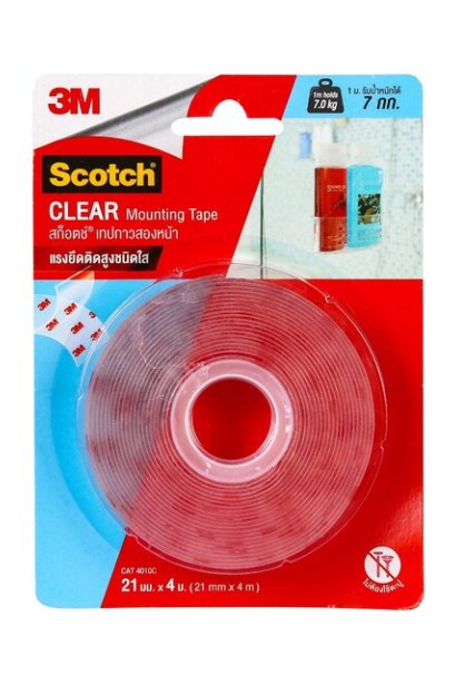 CIEAR Mounting Tape สก๊อตช์ เทปกาว 2 หน้า CAT1010C 21 มม x 4 ม