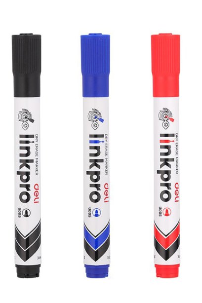 ปากกาไวท์บอร์ด Deli หัวกลม