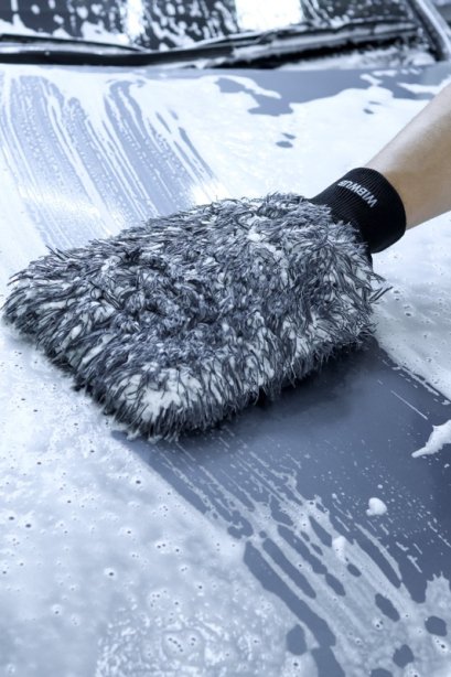 ถุงมือล้างรถไมโครไฟเบอร์ ( Premium Wash Mitt)