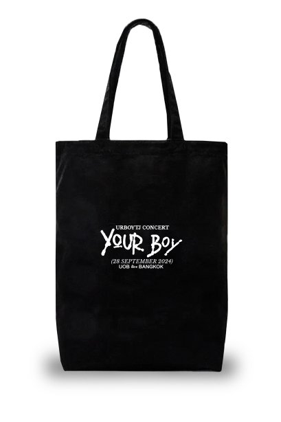 YOURBOY CANVAS TOTE BLACK