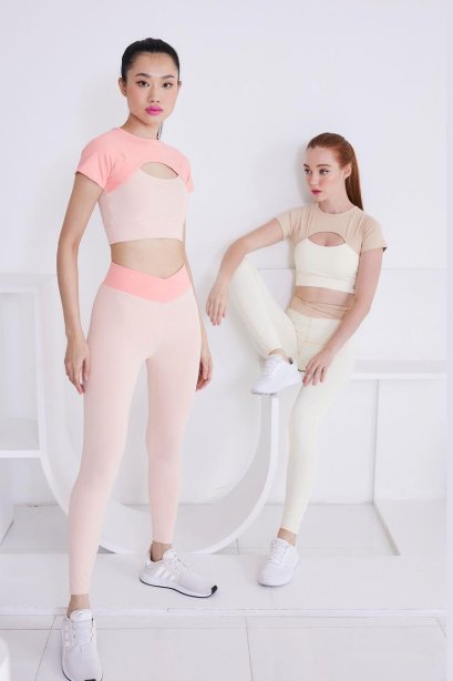 Arya top crop sporty set - ชุดออกกำลังกาย