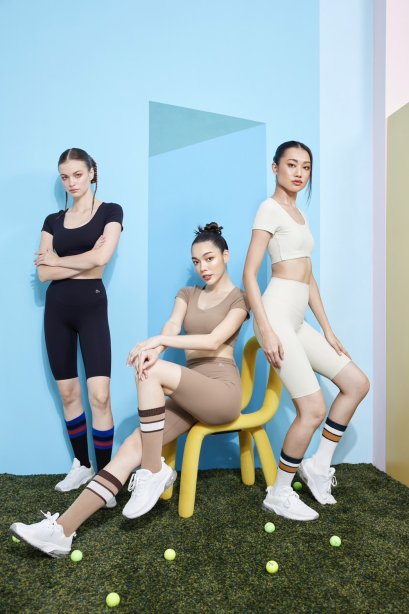 Max crop top spoty set - ชุดออกกำลังกาย