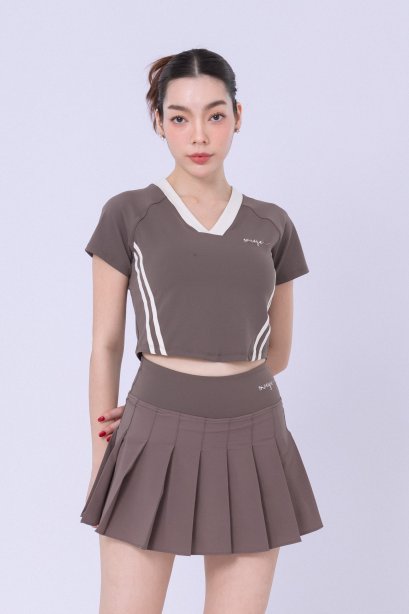 Malin T-shirt and skirt sporty set - ชุดออกกำลังกาย