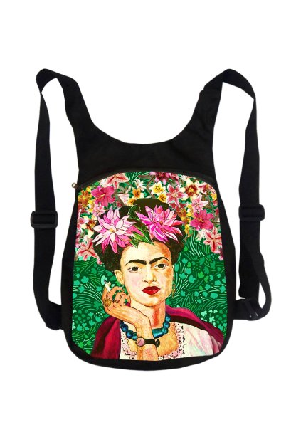 Frida Backpacks / Flat Backpack / Daily backpack / ฺBackpacks / Canvas Backpacks