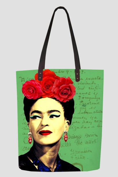 กระเป๋าผ้า Frida / กระเป๋าผ้าแคนวาส / กระเป๋าผ้า / จัดส่งฟรี