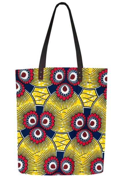 ลายแอฟริกัน / กระเป๋าผ้าแคนวาส / กระเป๋าผ้า / จัดส่งฟรี