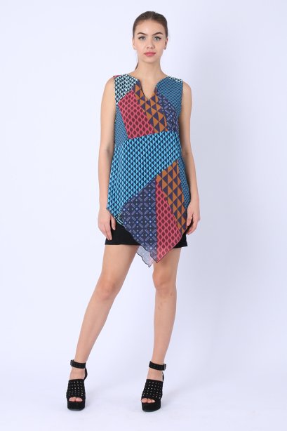 เดรสผู้หญิงเรยอน / เดรสพิมพ์ลาย