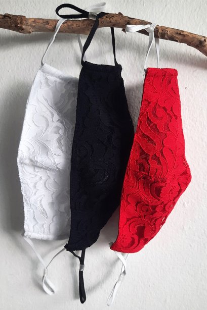 Adult 2layers Face Mask / Lace Face Mask / Face Mask