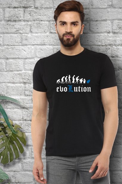 Men's Tee, Funny Print, Men's T-shirt, Evolution Tee