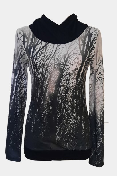 Hoody Long Sleeve Top