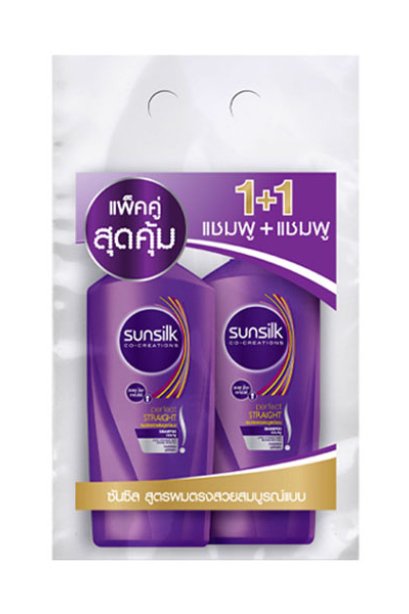 Sunsilk แชมพู สูตรผมตรง สมบูรณ์แบบ แพ็คคู่