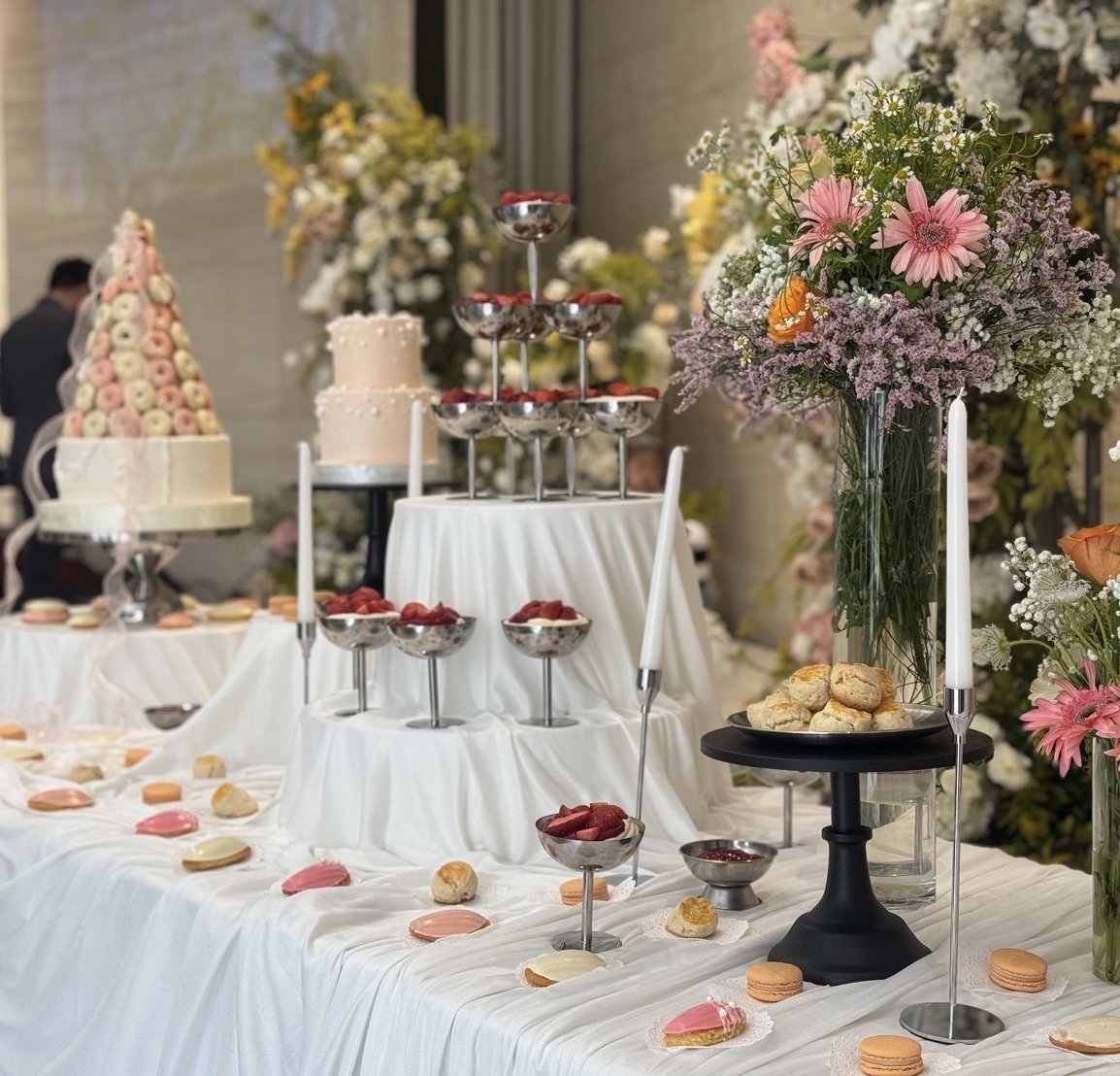 โต๊ะเค้กแต่งงาน wedding dessert table โต๊ะเค้กแต่งงาน wedding dessert table